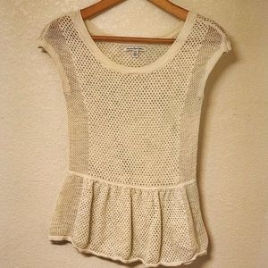 🦋☀️Boho crochet peplum top☀️🦋